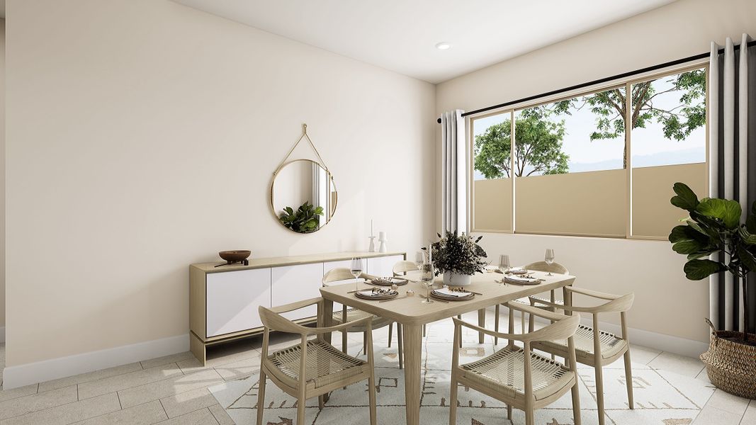 Furnished interior view inside a new home in Soleo, San Tan Valley (Image 10).