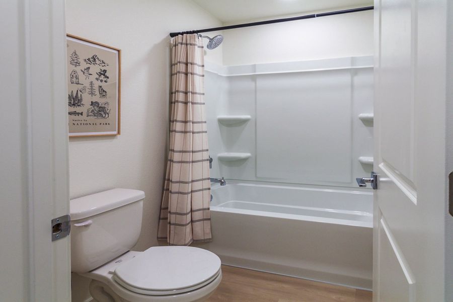 Representative furnished interior of a home built from the Oakley by Hartford Homes in Bloom, Fort Collins (Image 45).