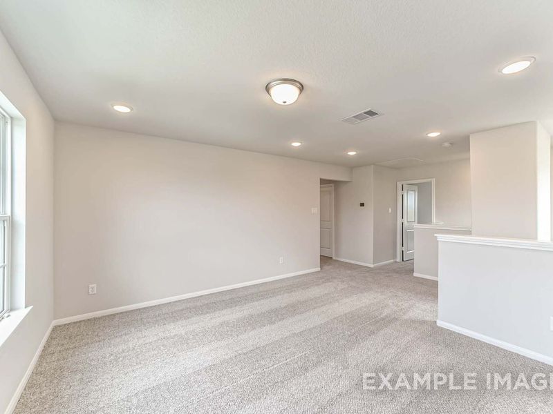 Representative unfurnished interior of a home built from the The Solara C by Davidson Homes LLC in Sunterra, Katy (Image 16). Representative unfurnished interior of a home built from the The Solara C by Davidson Homes LLC in Sunterra, Katy (Image 16).