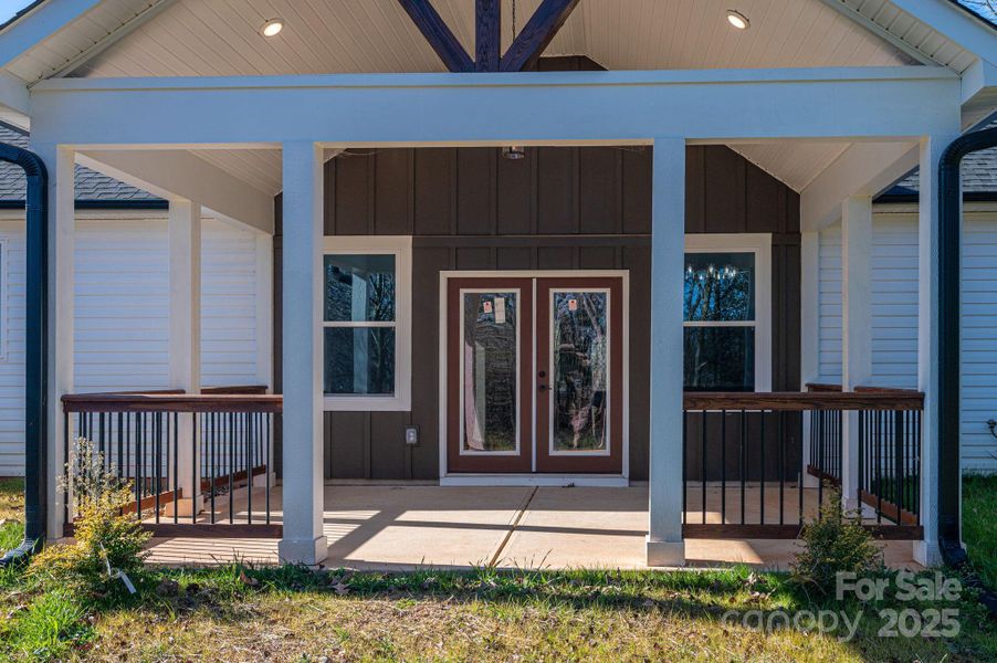 Exterior details and patio area of a home in , Shelby (Image 29).