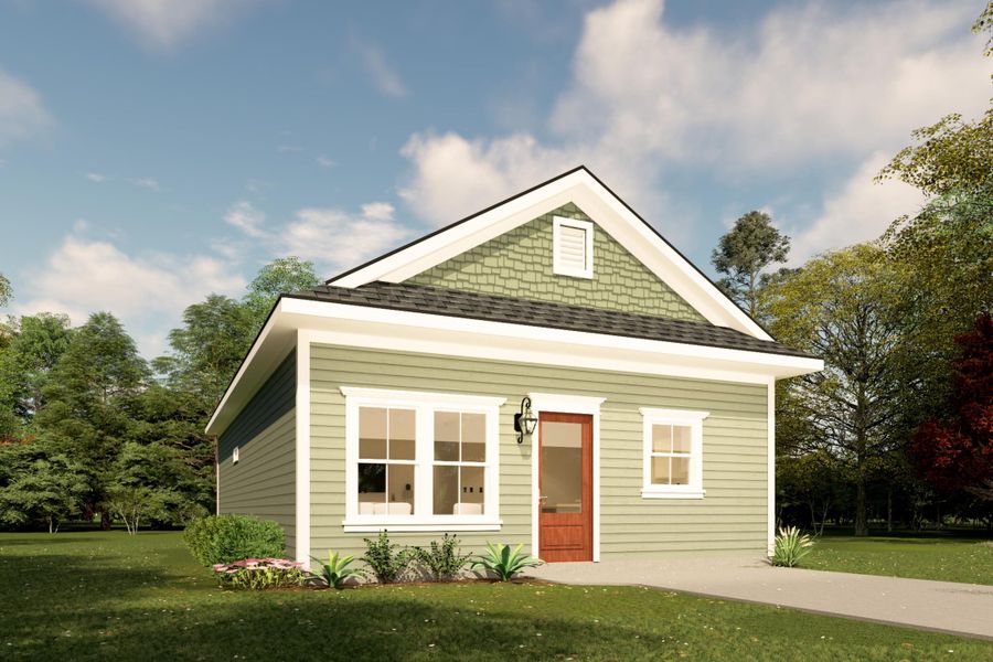 Front exterior of a new home in , North Charleston, SC, highlighting curb appeal (Image 2).