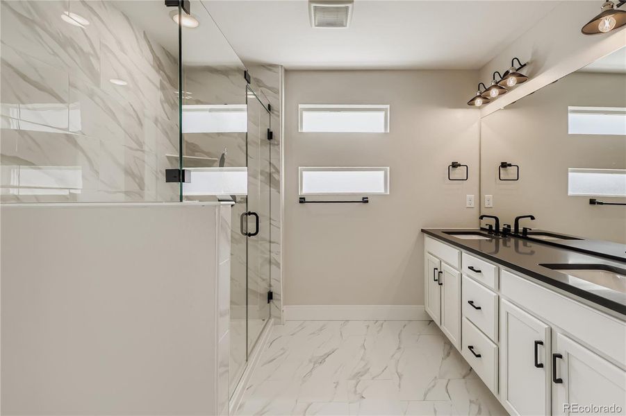 Spa-like primary bathroom Spa-like primary bathroom