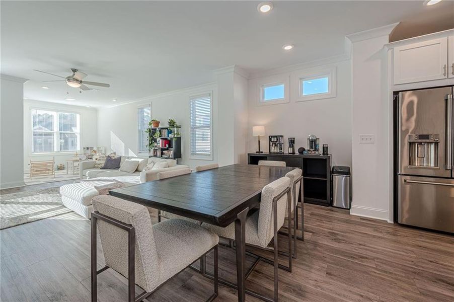 Furnished interior view inside a new home in , Suwanee (Image 13).