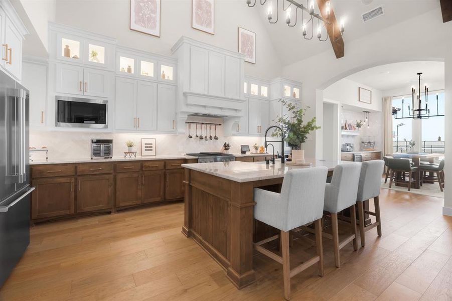 Furnished interior view inside a new home in Pecan Square, Northlake (Image 13).