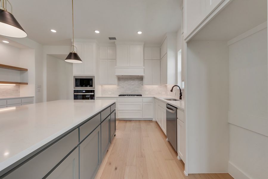 Furnished interior view inside a new home in Estates at Rockhill, Oak Point (Image 7).