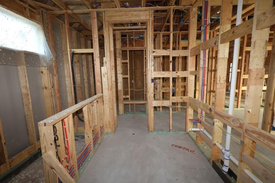 In-progress construction of a new home in ARTAVIA 65' Homesites, Conroe, TX (Image 17).