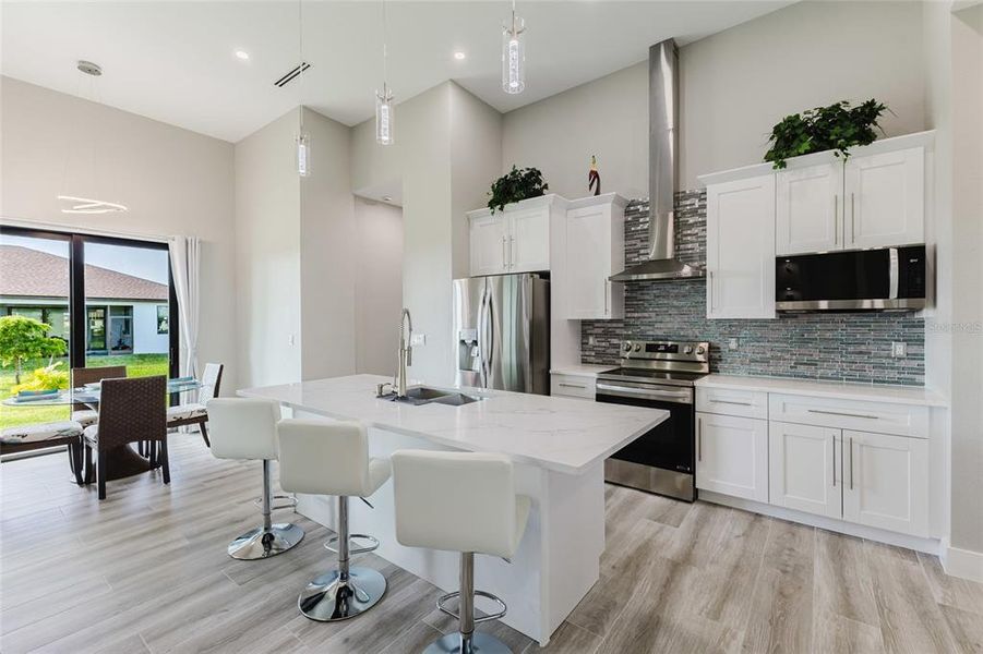 Furnished interior view inside a new home in , Cape Coral (Image 49). Furnished interior view inside a new home in , Cape Coral (Image 49).