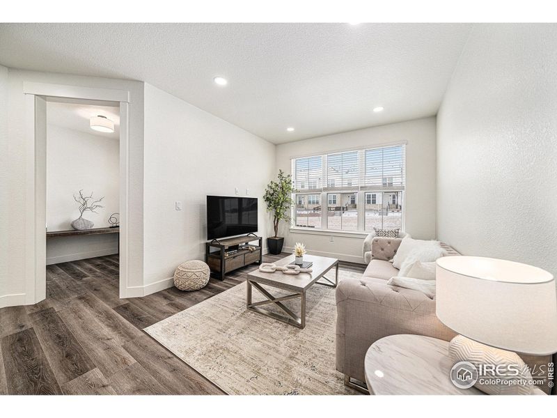 Furnished interior view inside a new home in Eagle Brook Meadows, Loveland (Image 3).