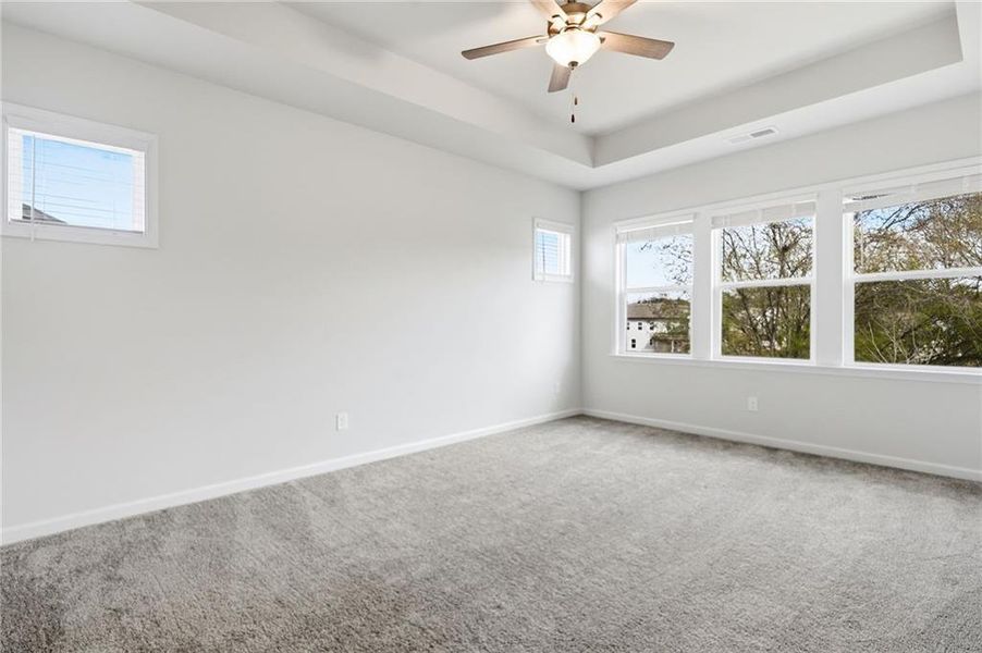 Spacious, unfurnished interior of a new home in Carmichael Farms, Canton (Image 37).