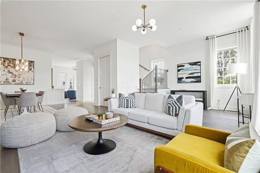 Furnished interior view inside a new home in , Ball Ground (Image 43). Furnished interior view inside a new home in , Ball Ground (Image 43).