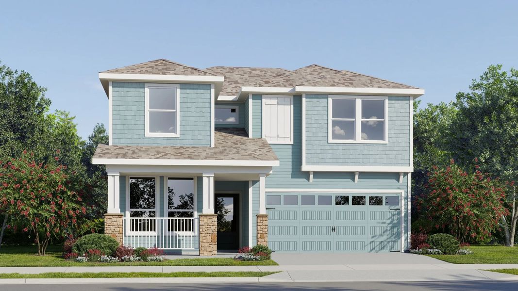Exterior E with landscaping Exterior E with landscaping