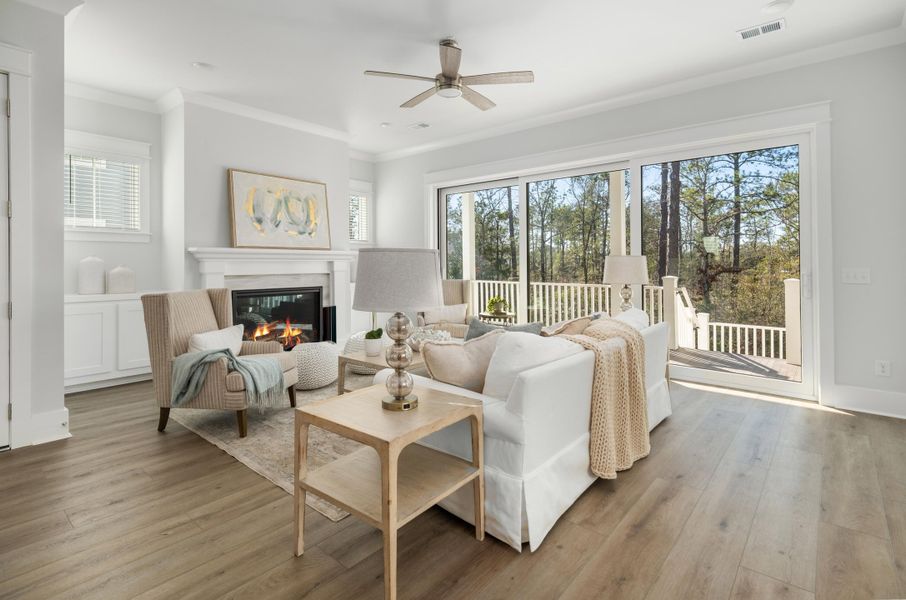 Furnished interior view inside a new home in Wando Village, Charleston (Image 42).