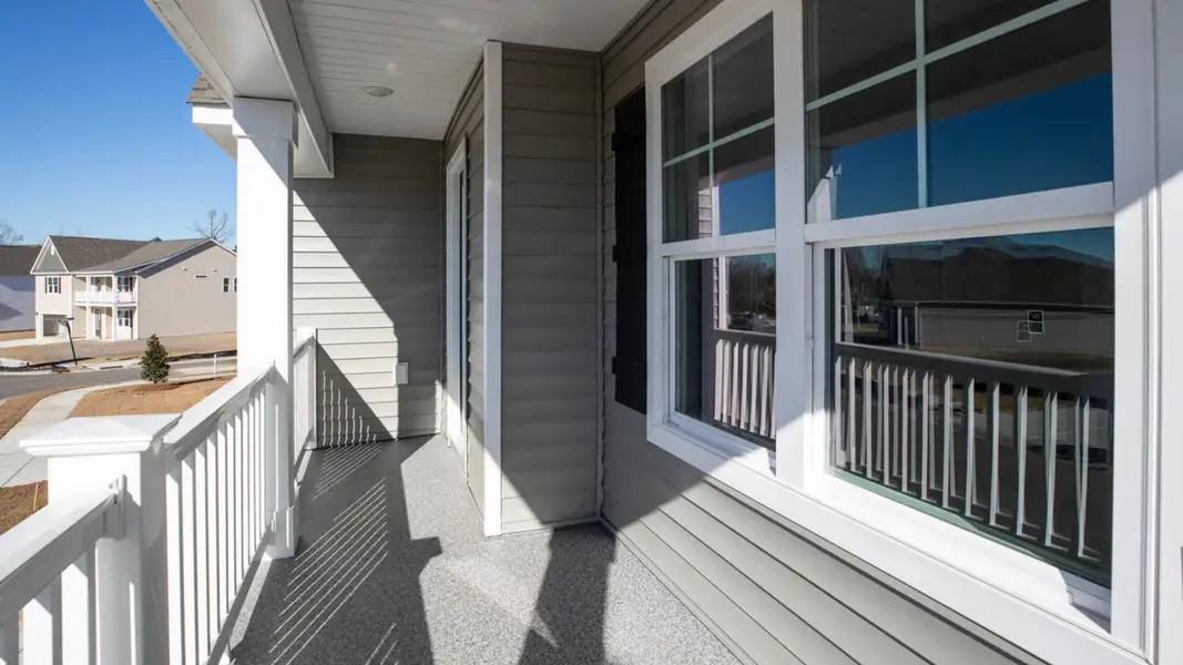 Exterior details and patio area of a home in The Preserve at Tidewater, Sneads Ferry (Image 3).