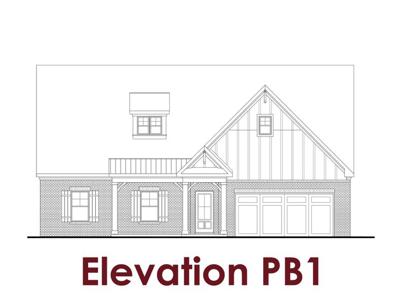 Representative rendering of the exterior for the Owin by Chafin Communities (Image 7).
