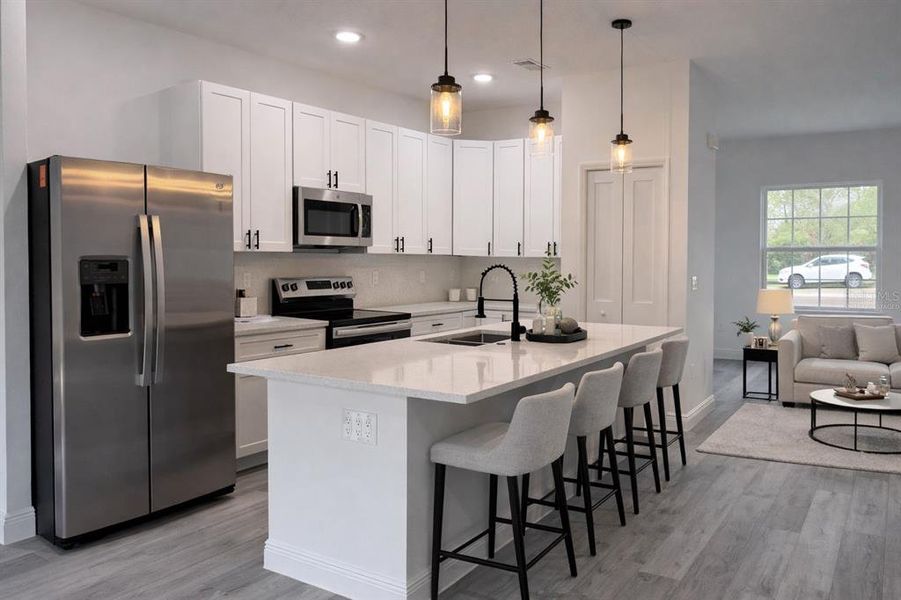 Furnished interior view inside a new home in , Ocala (Image 11).