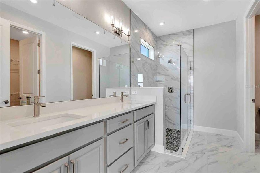 Furnished interior view inside a new home in Cresswind at Lake Harris, Tavares (Image 11).