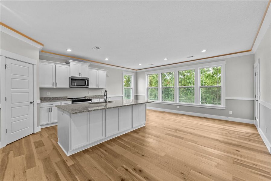 Furnished interior in a model home at Lakeside at Blue Ridge Plantation in Taylors (Image 5).