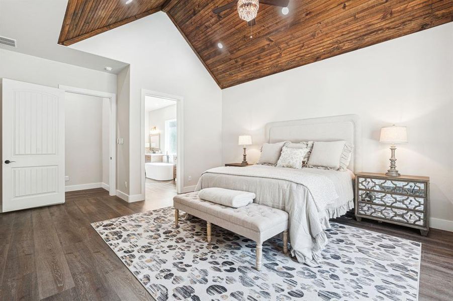 Furnished interior view inside a new home in , Highland Village (Image 9).