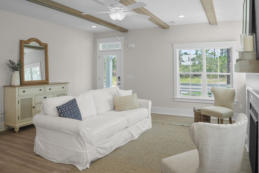 Furnished interior view inside a new home in Osprey Landing, Southport (Image 9).
