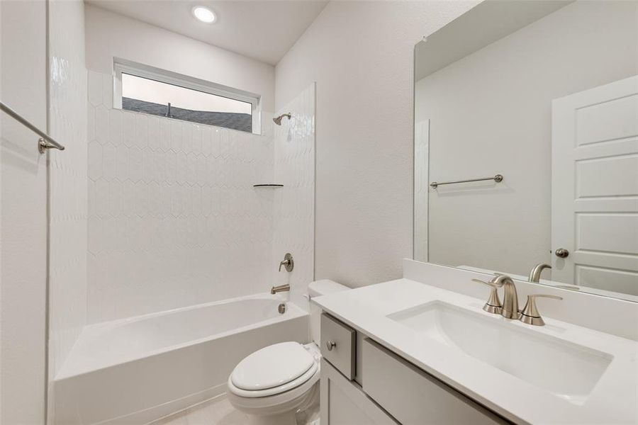 Furnished interior view inside a new home in Creekside of Crowley, Crowley (Image 12).