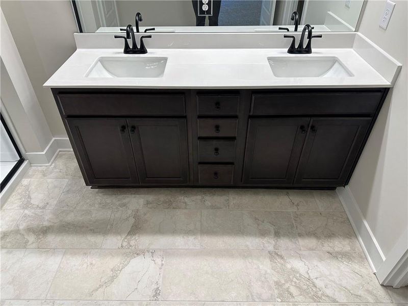 Furnished interior view inside a new home in Millstone at Mundy Mill, Gainesville (Image 14). Furnished interior view inside a new home in Millstone at Mundy Mill, Gainesville (Image 14).