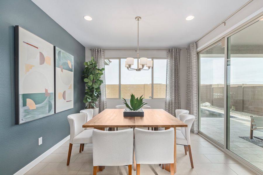 Furnished interior view inside a new home in Stonehaven, Glendale (Image 7).