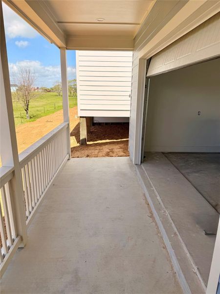 Exterior details and patio area of a home in , Galveston (Image 16).