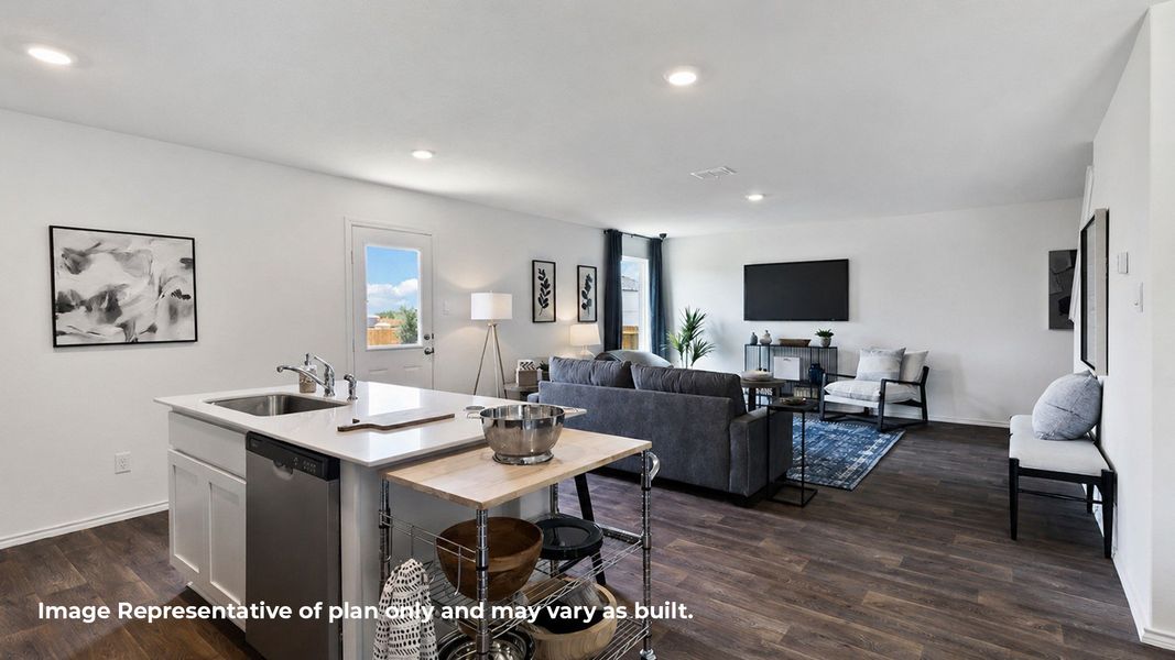 Furnished interior view inside a new home in Kokomo, Rockport (Image 4).