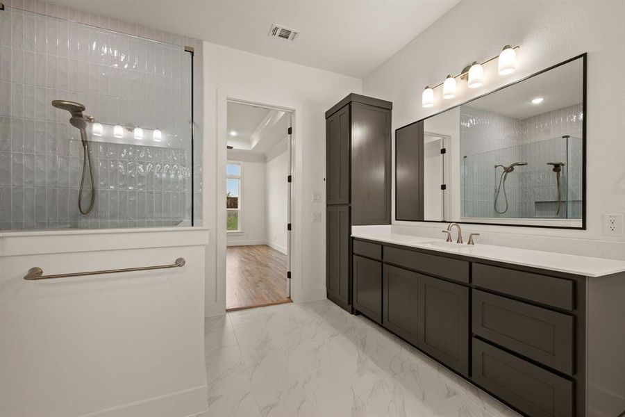 Furnished interior view inside a new home in NorthGlen, Haslet (Image 2). Furnished interior view inside a new home in NorthGlen, Haslet (Image 2).