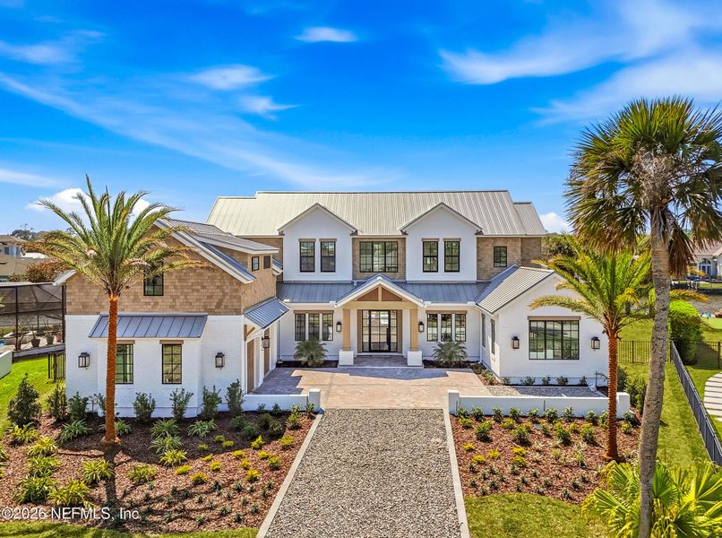 Front exterior of a new home in , Ponte Vedra Beach, FL, highlighting curb appeal (Image 2).