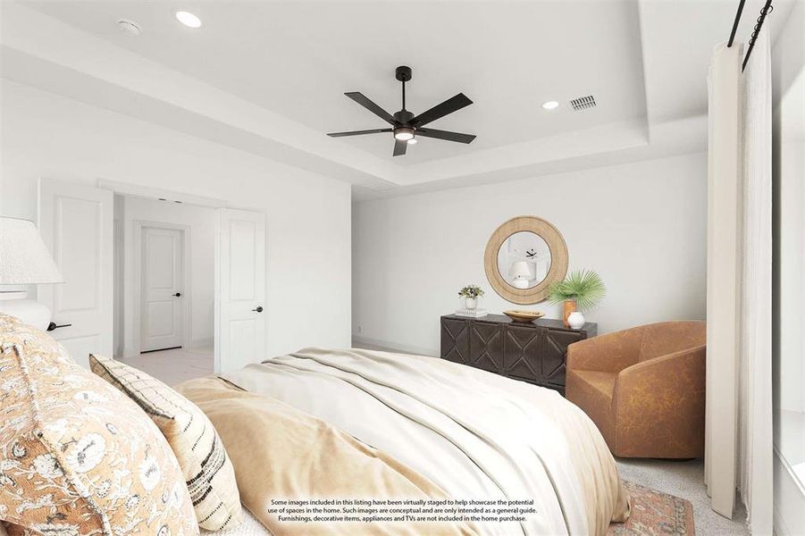Furnished interior view inside a new home in Crystal Lake Estates, Red Oak (Image 16).