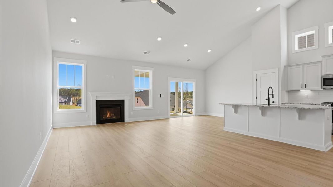 Furnished interior view inside a new home in Iris Meadows, Moore (Image 12).