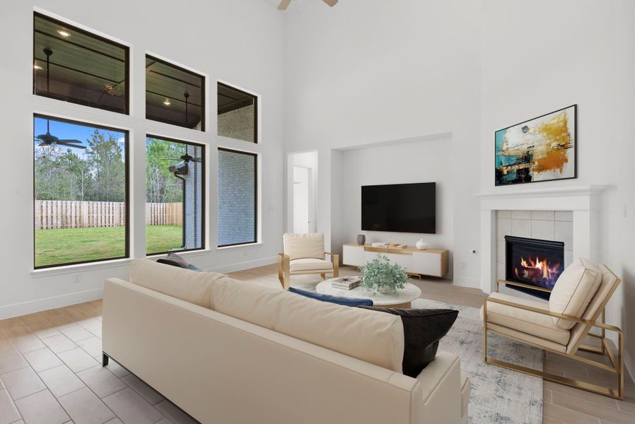 Furnished interior view inside a new home in Colton, Montgomery (Image 13).