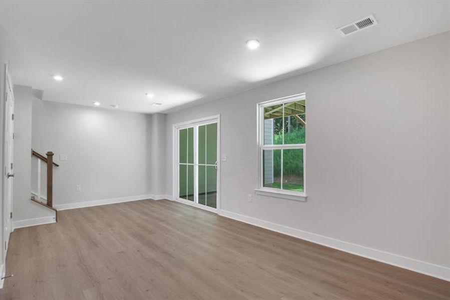 Spacious, unfurnished interior of a new home in Park Ridge at Sugar Hill, Sugar Hill (Image 23). Spacious, unfurnished interior of a new home in Park Ridge at Sugar Hill, Sugar Hill (Image 23).