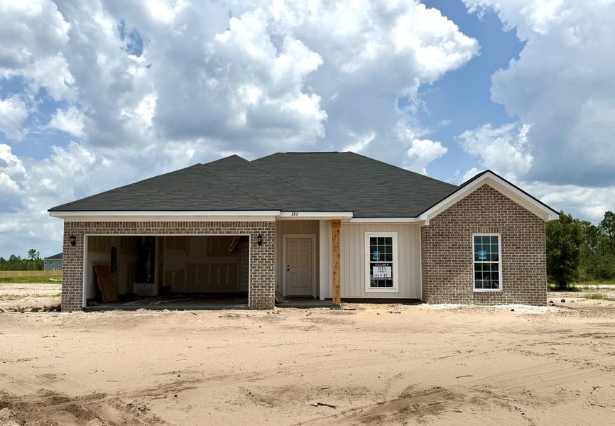 In-progress construction of a new home in The Village at Sassafras, Allenhurst, GA (Image 5). In-progress construction of a new home in The Village at Sassafras, Allenhurst, GA (Image 5).