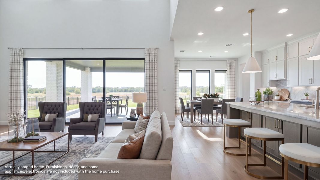 Furnished interior view inside a new home in Bristol Valley, Heath (Image 5).