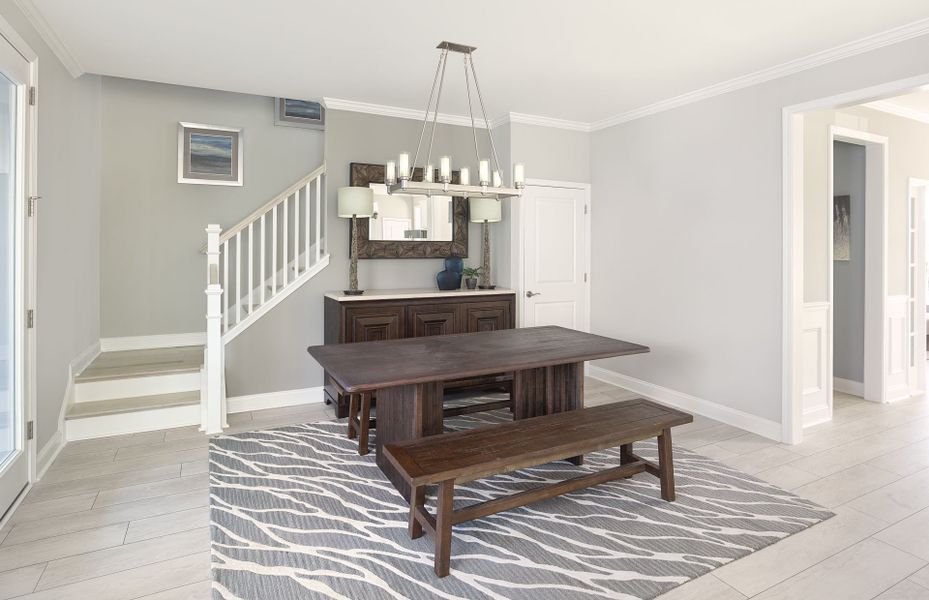 Representative furnished interior of a home built from the Marigold by Pulte Homes in Heartwood, Richmond Hill (Image 9).