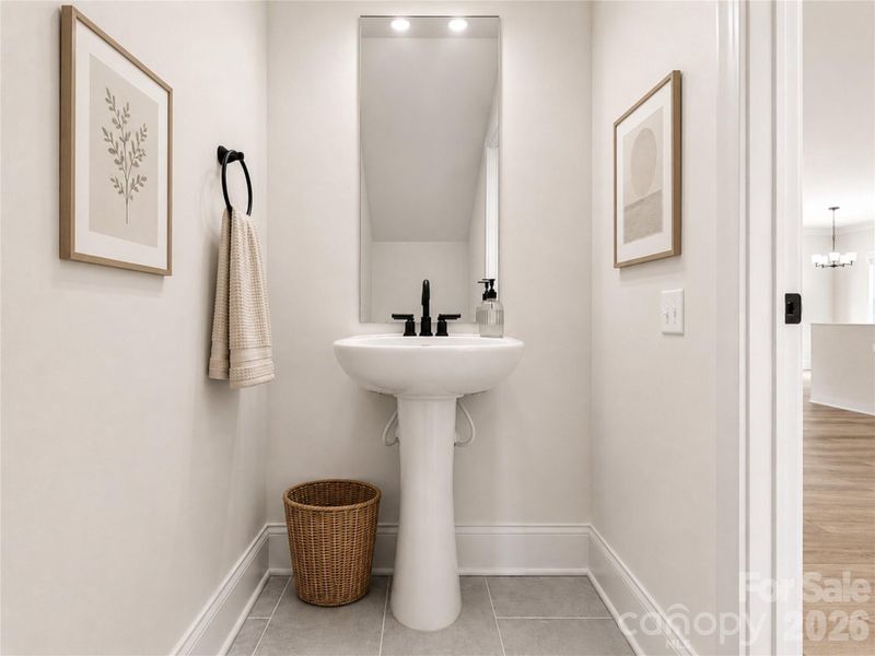Furnished interior view inside a new home in , Charlotte (Image 26).