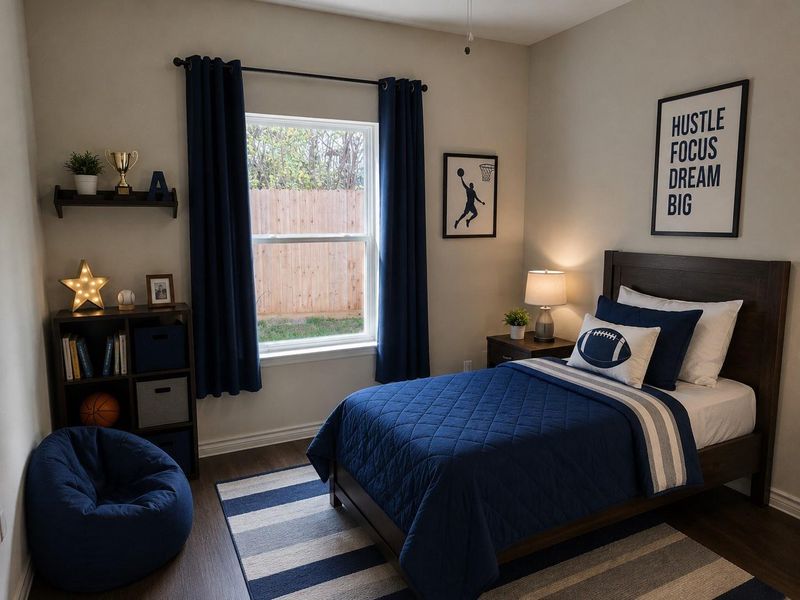 Staged Bedroom Staged Bedroom