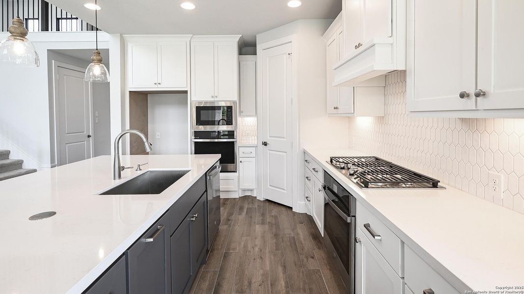 Furnished interior view inside a new home in Cibolo Valley Heights 65', Cibolo (Image 14).