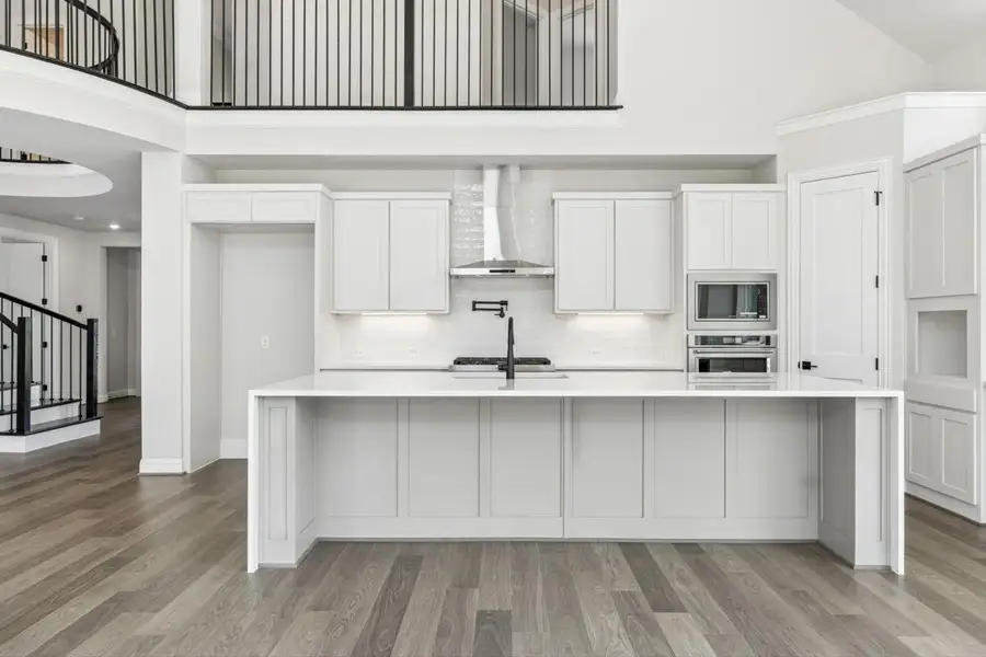 Furnished interior view inside a new home in Heath Golf & Yacht Club, Heath (Image 6).