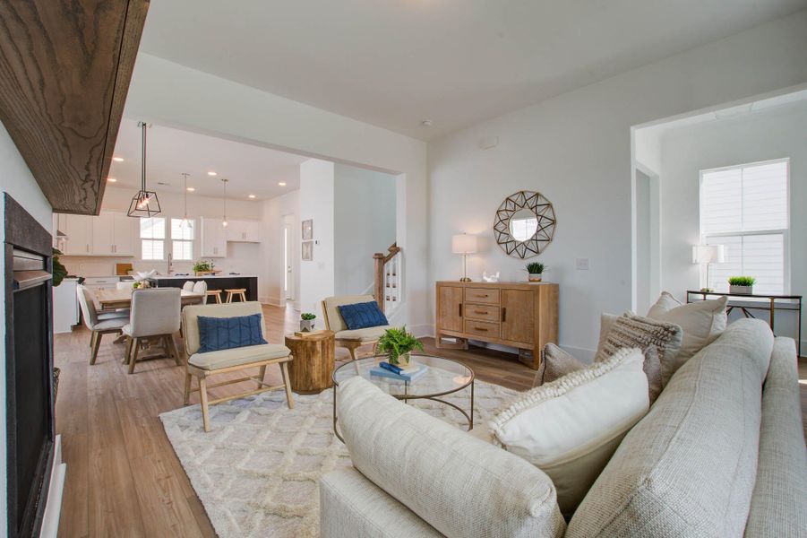 Furnished interior view inside a new home in Midtown at Nexton, Summerville (Image 13). Furnished interior view inside a new home in Midtown at Nexton, Summerville (Image 13).