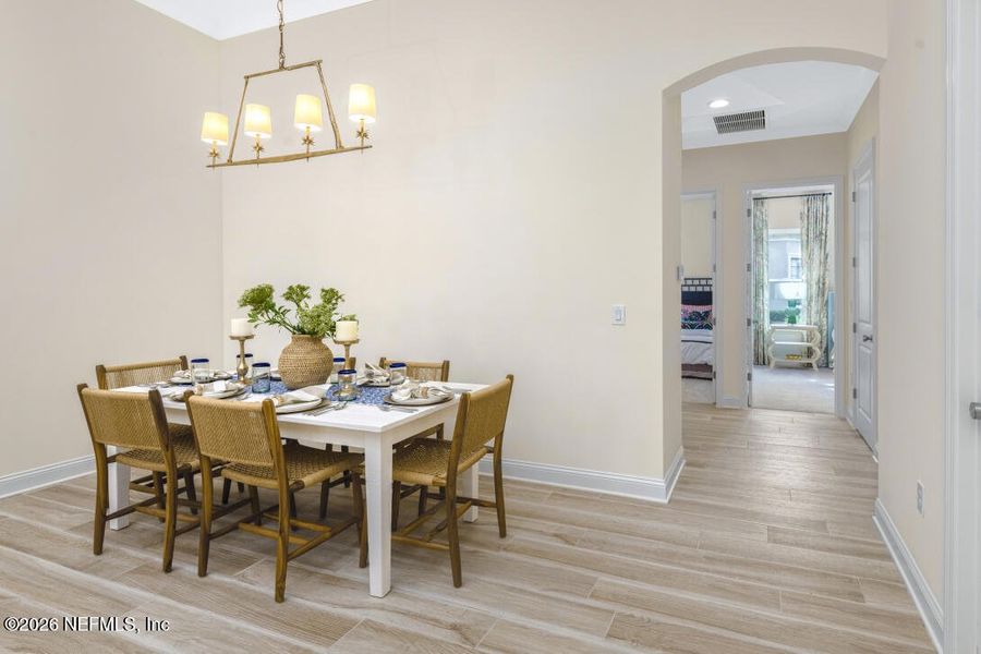 Furnished interior view inside a new home in , Fernandina Beach (Image 4).
