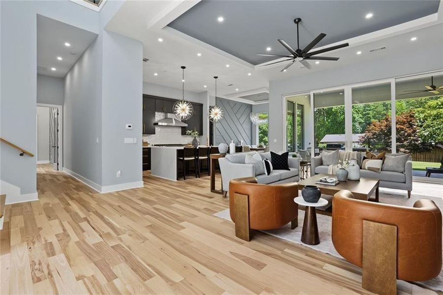 Furnished interior view inside a new home in , Marietta (Image 10).