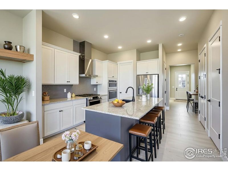 Furnished interior view inside a new home in , Fort Collins (Image 8). Furnished interior view inside a new home in , Fort Collins (Image 8).