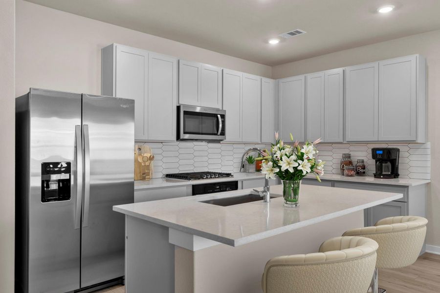 Furnished interior view inside a new home in Arabella on the Prairie 60', Richmond (Image 10).