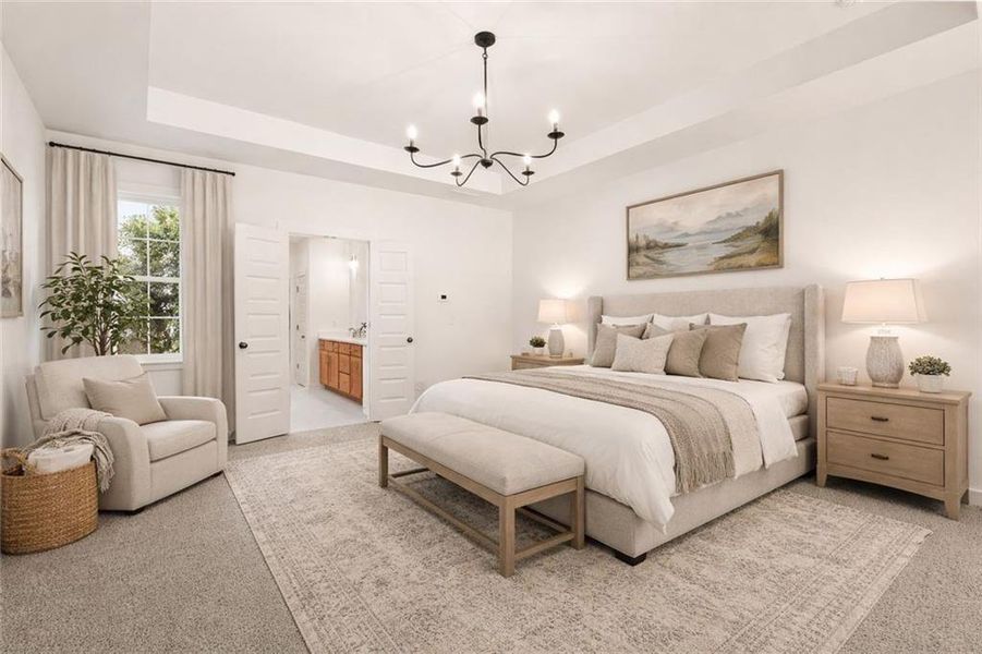 Furnished interior view inside a new home in , Gainesville (Image 12).