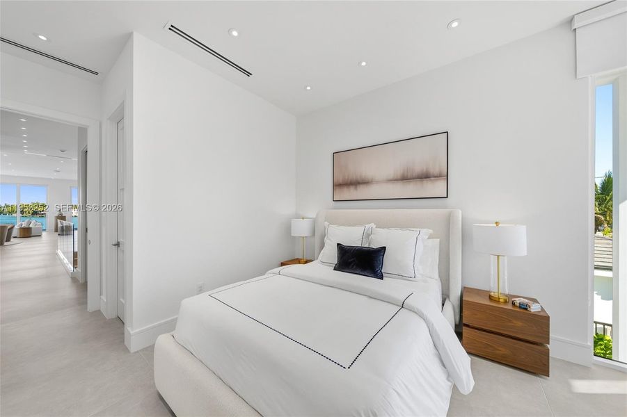 Furnished interior view inside a new home in , Miami Beach (Image 8). Furnished interior view inside a new home in , Miami Beach (Image 8).