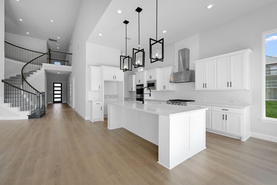 Representative furnished interior of a home built from the Victoria by Taylor Morrison in The Ranch at Uptown Celina, Celina (Image 7).