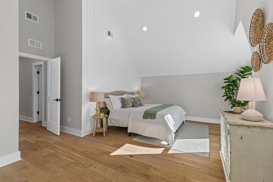 Furnished interior view inside a new home in , Charleston (Image 30).